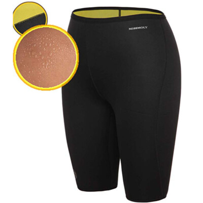 Short Sauna Femme En Néoprène Taille Haute – Brûle-Graisses, Sudation Intense Pour Sport & Perte De Poids
