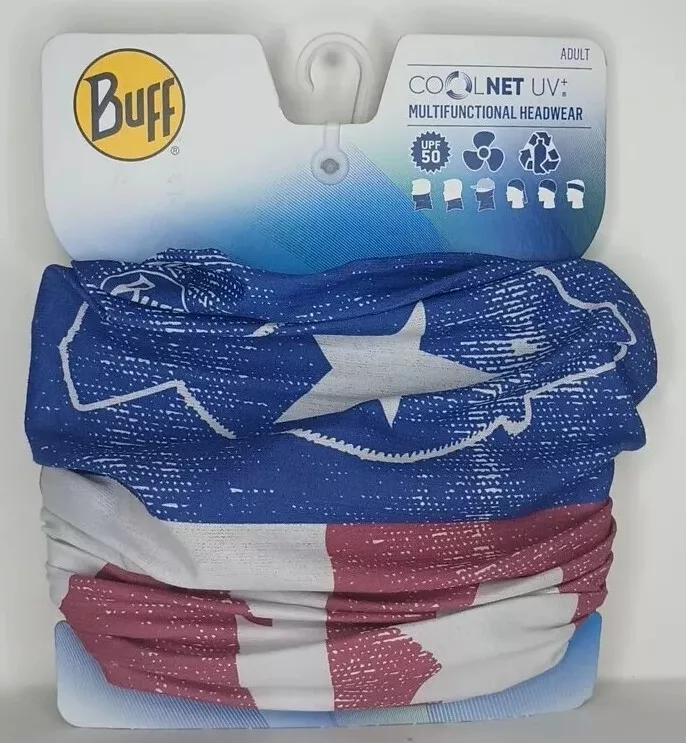 Buff Unisex-Adult CoolNet UV+ Multifunctional Headwear,One Size,Texas Tri - Image 2 of 3