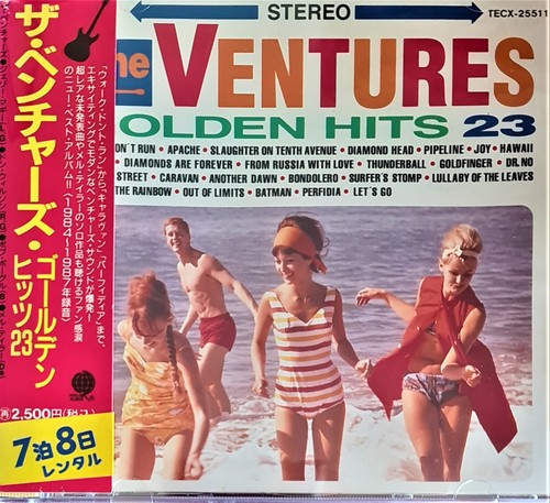 THE VENTURES " GOLDEN HITS 23" JAPANESE EDITION CD WITH OBI