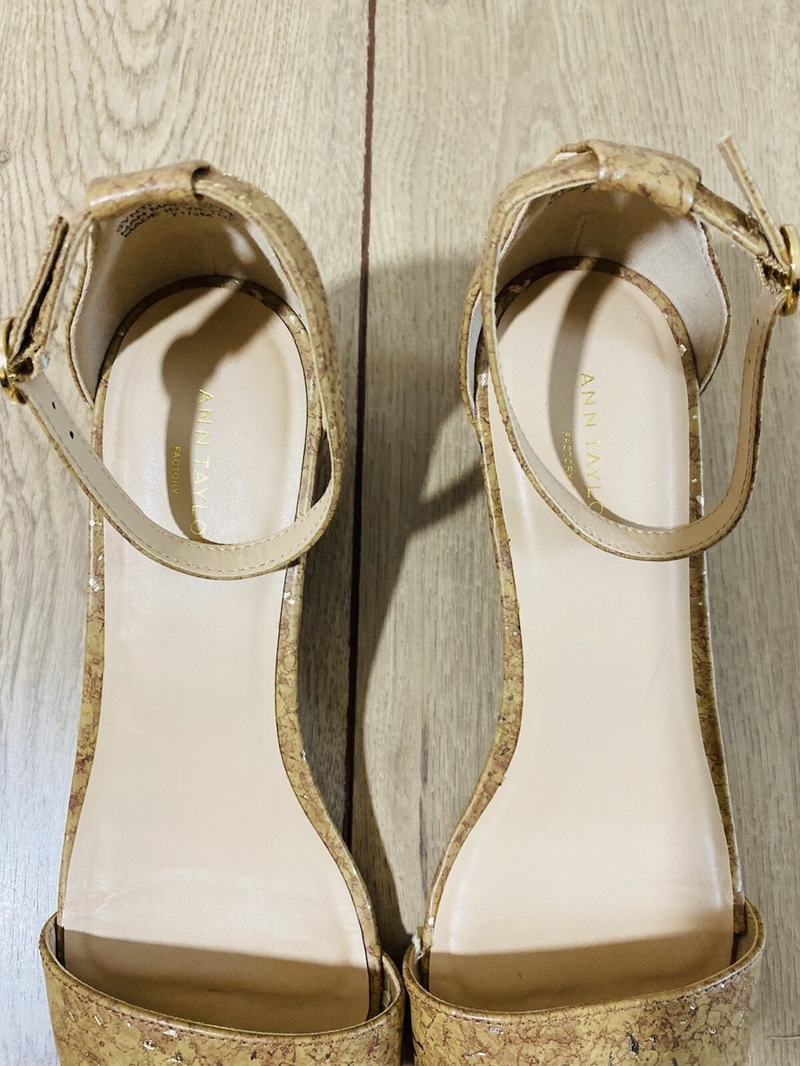 Chaussures Plates Femme Ann Taylor – Cuir Marron – Taille US 8 / UK 6 / EU 38 – Occasion