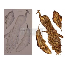 Re-Design with Prima, Regal, Peacock, Feather, Decorations, Food Safe, Silicone