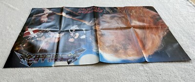 METALLICA 1990 HETFIELD ULRICH UK Poster Music Magazine 1990s