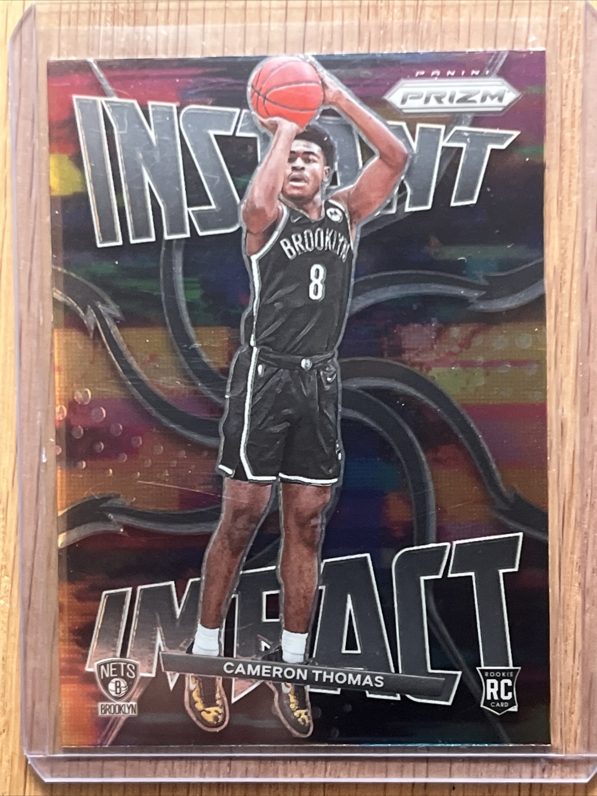 2021-22 Panini Prizm Instant Impact Cameron Thomas RC Prizm #2
