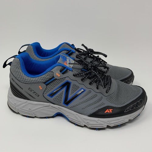 new balance men's mt573 trail running shoes black/yellow