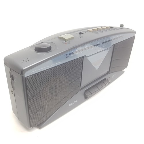 Philips AQ5414 FM/MW/LW/SW Radio-Cassette-Recorder Easy Line VINTAGE BOOMBOX - Afbeelding 5 van 12