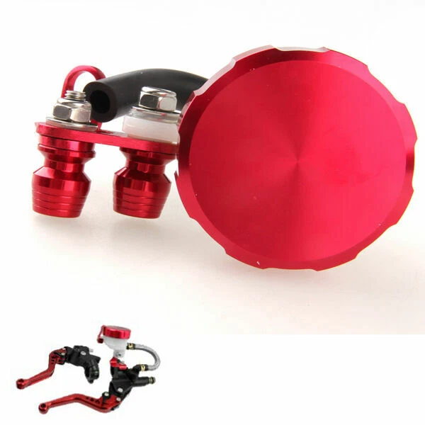 Depósito de aceite de cilindro maestro de freno rojo para Suzuki GSX-R600/700/1000 SV650/1000 Foto 3 de 4