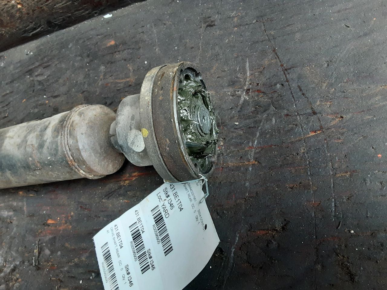 BENTLEY CONTINENTAL GT   2004 Rear Drive Shaft 596900