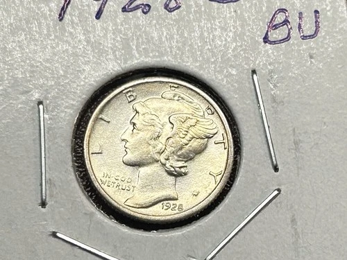 1928-S Mercury Dime ~ BU/Uncirculated ~ 90% Silver