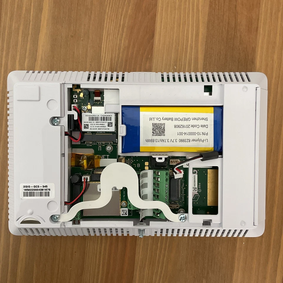 Painel de controle de alarme de segurança tela sensível ao toque 2GIG-GC3-345 - Imagem 2 de 4