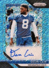 Deon Cane Prizm Blue Shimer Auto RA-DCA 06/25