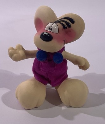 Diddl Maus Figur grau Sammelfigur fest aus Kunststoff Depesche Diddl 14 Cm