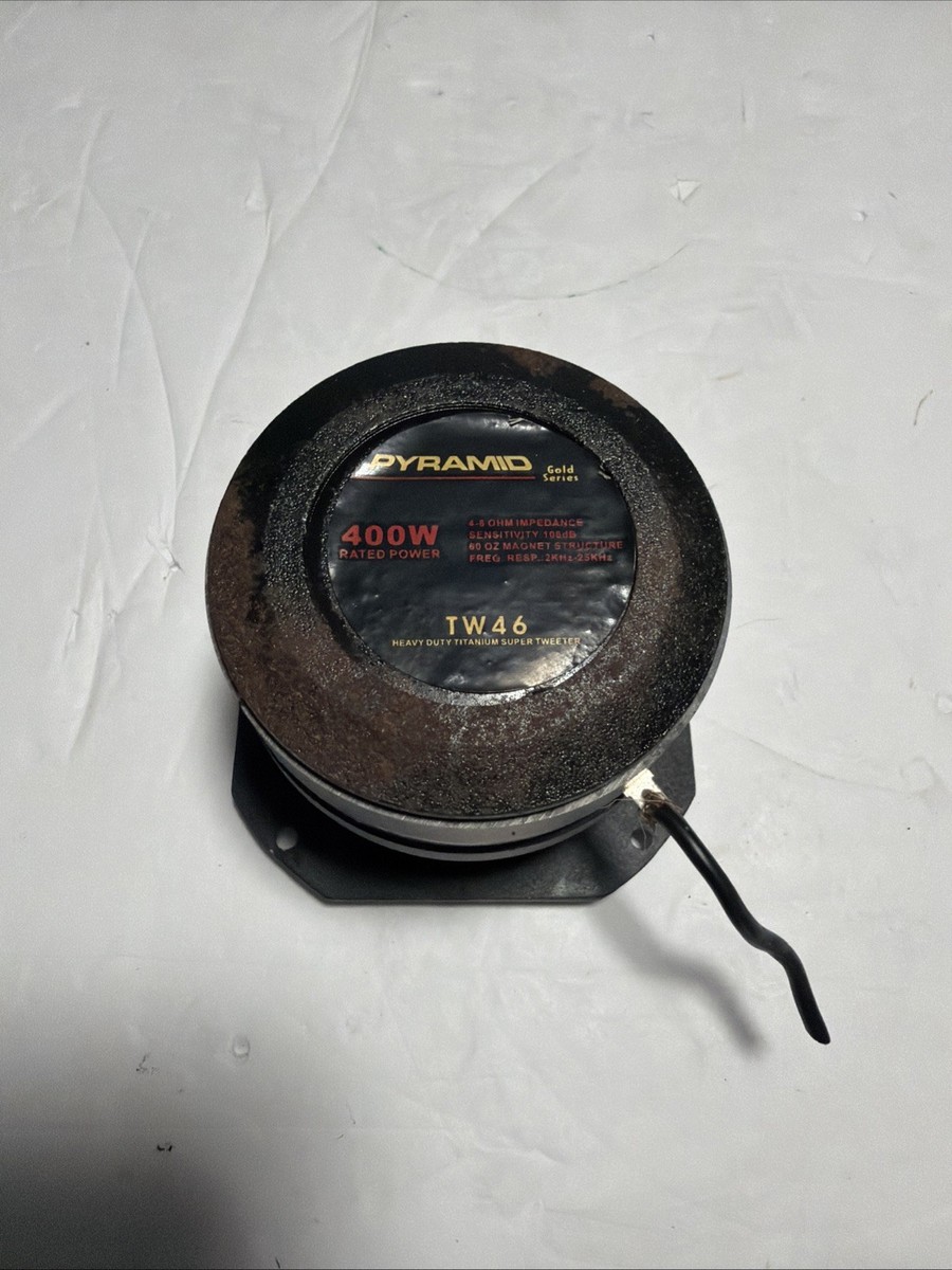 1 ) Super Tweeter Pyramid TW46 TW 46 Black 400W | eBay
