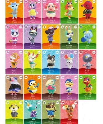 MARKENLOS 20/50/100 Stück Animal Crossing Amiibo-Serie Spielkarte für Nintendo Switch