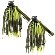 Reaction Tackle Tungsten Football Jig - 3/8 oz Candy Craw Bass Fishing Lure