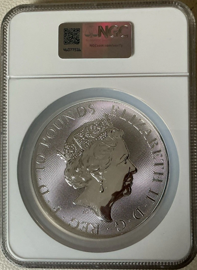 NGC Certified UK Queen's Beast Silver Bullion Coins for sale | eBay