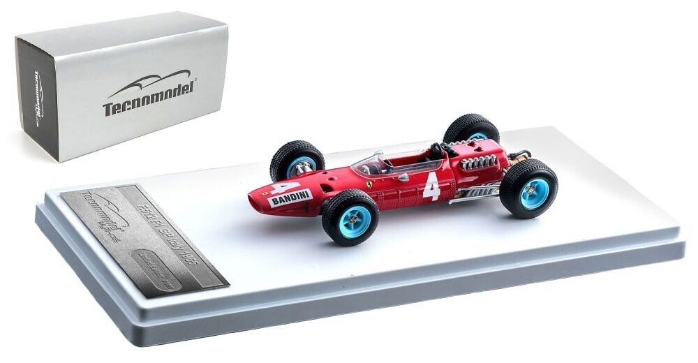 Ferrari 512 F1 No 4 GP Italie 1965 Tecnomodel voiture de collection en résine