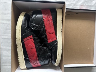 Nike Air Jordan Retro 1 High OG Defiant Couture Men AUTHENTIC Sz 10.5 Black/Red