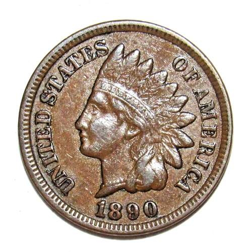 1890 Indian Head Cent XF (Q7)