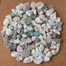 japanese sea glass SurfTumbled Molten glass