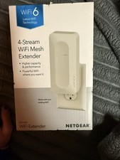 Netgear AX1600 WiFi 6 Mesh Range Extender  Signal Booster EAX11-100NAS 
