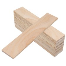 30 Pcs Pine Planks Rectangle Wood Blocks for Crafts Blank Boards Painting