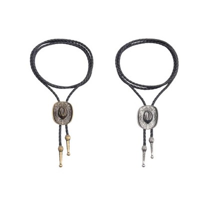 3D Western Cowboy Hut Bolo Tie Kostüm Zubehör Vintage Geschenk Mode