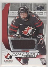 2019 Upper Deck Team Canada Juniors Jersey Blayre Turnbull #51 0a2