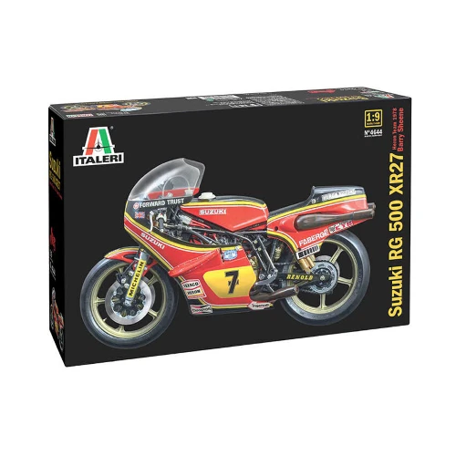 SUZUKI RG 500 XR27 1978 BARRY SHEENE KIT 1:9 Italeri Kit Moto Modellino Nuovo - Immagine 3 di 3