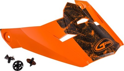 GMAX MX-46Y Dominant Youth Helmet Visor Peak w/ Screws G046907