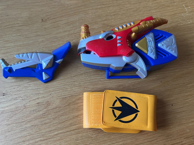 Power Rangers Dino Thunder Triassic Morpher voll funktionsfähig 100% komplett sehr guter Zustand