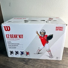 WILSON EZ Gear Youth Catchers Gear Kit For Baseball/Softball S/M Ages 5-7 4470