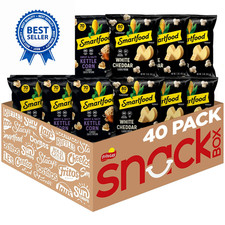 Smartfood Popcorn, Variety Pack, 0.5 Ounce Pack of 40 ,