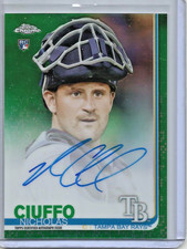 Nicholas Ciuffo 2019 Topps Chrome Green Refractor Autograph Rookie #31/99