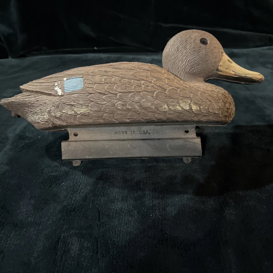 Vtg Flambeau Duck Decoy Mallard Hen 15" Hard Plastic Hunting Floating USA Made - Image 3 of 4