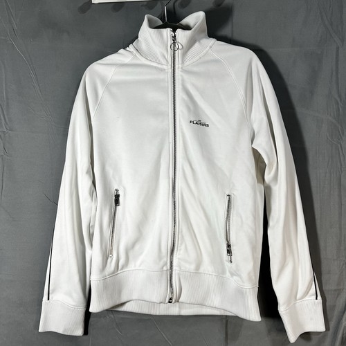 Les Plaisirs x H&M White Track Jacket Zip Up Ring Pull Men’s Medium