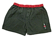Coca Cola Knit Cotton Red Logo Band Embroidered Coke Bottle Green Boxer Briefs M