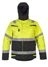 Hydrowear Matre Multi Cvc Waterproof Arc Parka Jacke Saturngelb/Schwarz Gr. M