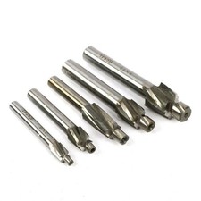 5Pcs HSS M3-M8 End Mill Cutter Set Counterbore Solid Slot Drill Bit Tool '