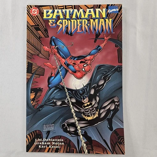 Batman & Spider-Man Soft Cover Graphic Novel DC Comics 1997 New B&B READ⬇