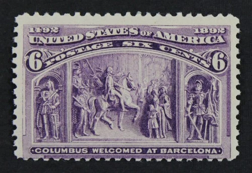 CKStamps: US Stamps Collection Scott#235 6c Columbian Mint NH OG