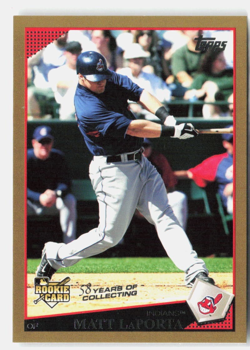 2009 Topps Updates & Highlights #UH220 Matt LaPorta Gold #/2009