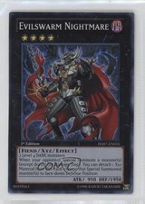 Evilswarm Nightmare 1st Ed. YuGiOh Hidden Arsenal 7: Knight of Stars #HA07-EN023
