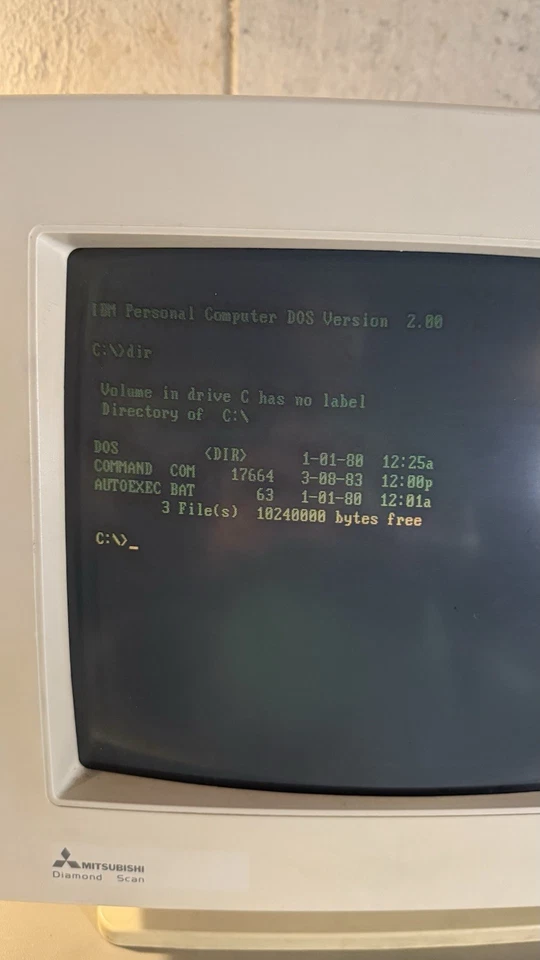 Working IBM PC XT 5160 W/ Keyboard 512Kb RAM Retro Computer See Pics Intel 8088 - Image 4 of 4