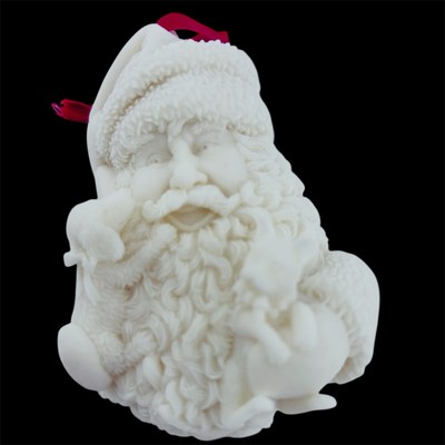 Mark Klaus Ornament '98 A Warm & Fuzzy Christmas At Home Cold Cast Porcelain HSN
