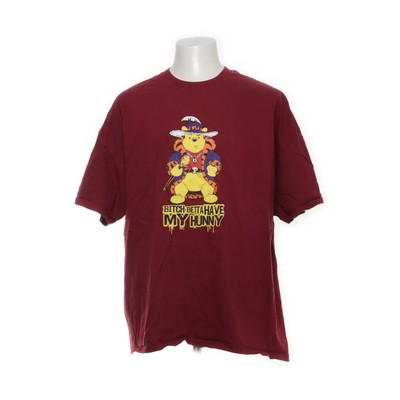Hanes, T-shirt, Größe: 5XL, Rot/Gelb/Blau, Print, Herren #CXU