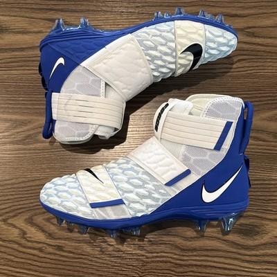 Size 13 Nike Force Savage Elite 2 TD Football Cleats White/Blue BV3962-105 NEW