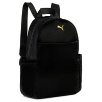 Puma Up - Rucksack Small 37 Cm (Black-Metallic Gold Logo)