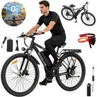 MTB 29 ZOLL Elektrofahrrad 48V 15Ah E-Mountainbike 120 km Shimano 21-Gang 35KM/H