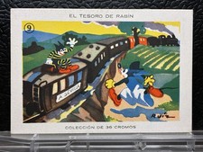 Exclusive 1930s Disneyana: Rare Mickey Mouse Card 9 Tesoro de Rabin Spain
