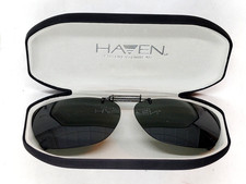 Polarized Haven Fits Over Sunwear Premium Clip-on Sunglasses Lightweight w/Case